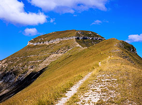 Lungo la Cresta Nord-Est della Sibilla.
