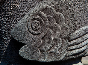 Particolare su una fontana di Careggine.