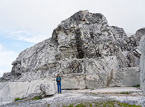 Ilaria al Passo della Focolaccia.