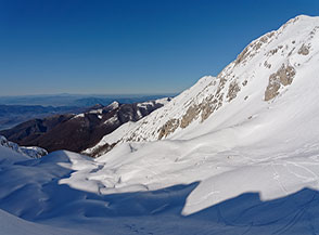 Profili d&rsquo;ombra sulla Valle degli Angeli.