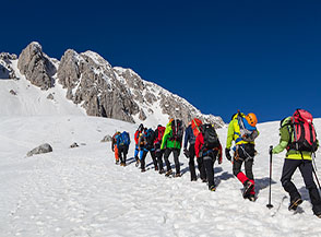 &ldquo;100 colori&ldquo; (gruppo Alta Quota in cammino alle pendici del Versante Est del Terminillo).