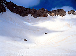 Uno splendido circo glaciale sul Versante Nord della Cresta Sassetelli.