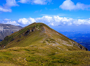 Monte Banditello ed il Valico di Fonte Fredda.