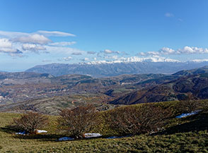 La Majella vista dal Monte Ventrino.