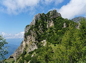 I Coni Zugna visti da sud.