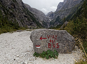 Pian delle Comelle al bivio per il Viaz del Bus.