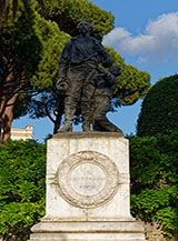 Ciceruacchio al Gianicolo.