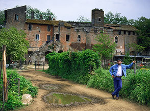 Casale la Vaccareccia nel Parco della Caffarella.