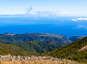 Vista sull&rsquo;oceano da Achada do Teixeira.