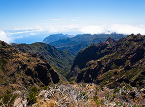 &ldquo;Sul tetto di Madeira&ldquo; (panorama da Pico Ruivo verso sud-est).