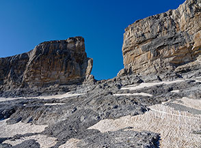 La ciclopica Br&egrave;che de Roland, o pi&ugrave; semplicemente Breca in spagnolo.