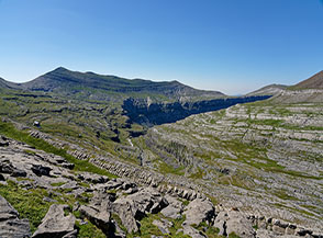 Vista sul tratto terminale del Barranco de la Valle che prende il nome di Valle de G&oacute;riz.