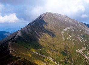 Monte Priora o Pizzo della Regina con la sua Cresta Ovest.
