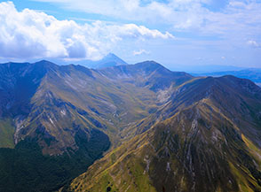 Panorama sulla Vallelunga da Pizzo Berro.