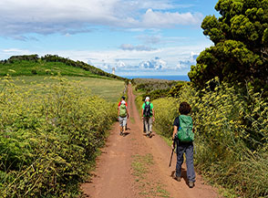 Verso il Farol da Ponta Rosais.