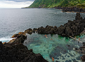 Piscine naturali di Faj&atilde; do Ouvidor.