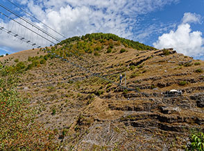 Visione d&rsquo;insieme del Ponte Inferiore al Fosso Arenazzo.
