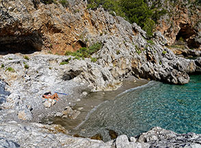 Caletta a Porto degli Infreschi.