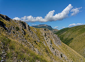Scorcio sui fianchi de la Vaccuta.