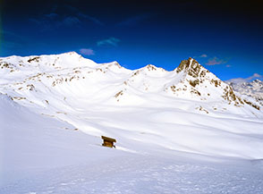 Affaccio sull&rsquo;immensa Comba della Grande Montagna (dal Rifugio del Monte Thabor).