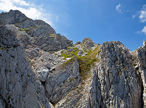 Scorcio sull&rsquo;incontaminata Cresta Nord-Est del Dente del Lupo.