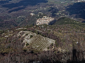 Patrica ripresa da Colle lo Zompo.