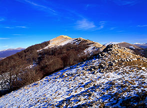 La Cresta Ovest di Rocca Genovese fino in vetta.