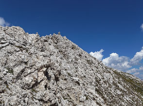 Sulla cresta de le Coronelle.