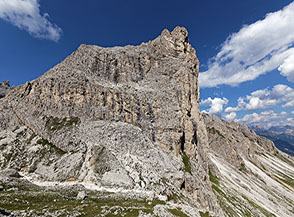 Parete Ovest della cima dei Mugoni.