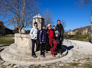 &ldquo;Noi e Giuseppe&ldquo; (foto ricordo con Giuseppe, ultimo tenace abitante di Roscigno Vecchia).