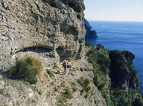 Il Passo del Bacio all&rsquo;altezza di Punta del Buco.