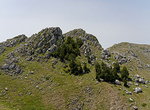Cima Valle di Corte ripresa dal Coppo di Camporotondo Meridionale.