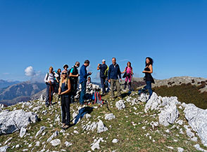 Centomilapassi in cima alla Serra del Re.