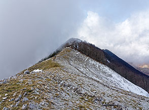 Sulla Cresta verso Monte Trani.