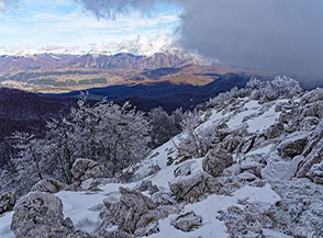 Scorcio lungo la Cresta Est di Serra del Re.