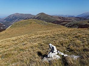 Sulla Cresta Nord di Serra Pantanella.