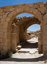 Livello inferiore al Castello di Shawbak.