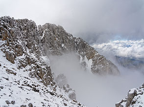 Dalla Selletta Maiori o Majore vista verso il Monte Sirente.