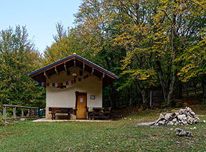 Il Rifugio Fonte Canale.