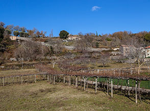 Casolari in localit&agrave; Ciolandrea all&rsquo;inizio del Sentiero del Marcellino.