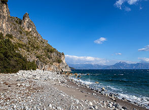 Sulla Spiaggia del Marcellino alla Baia dei Francesi.