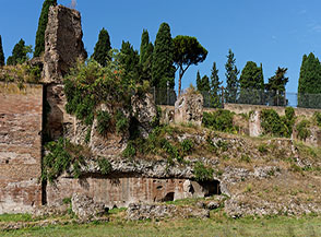 Scorcio dell&rsquo;area della Biblioteca alle Terme di Caracalla.