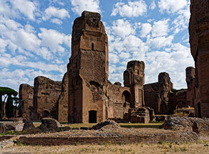 L&rsquo;area del Calidario (Terme di Caracalla).