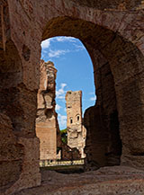 Arco di collegamento tra la Natatio ed il Frigidarium (Terme di Caracalla).