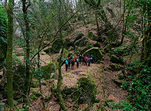 Attraversamento del fondovalle nel Fosso del Rio.