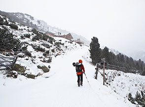 In vista della Malga Ghetrum.