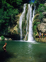 &ldquo;Il bagnino&rdquo; (cascate nei pressi della frazione di Centrale).