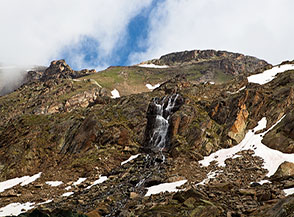 Cascata sotto Colle Salza.