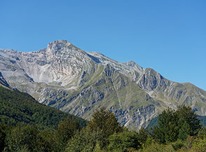 La Cresta Nord-Est della Vetta Settentrionale d&rsquo;Intermesoli vista da Colle dell&rsquo;Asino.