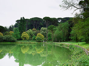 Lago grande di Villa Ada.